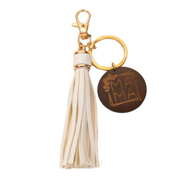 1pc, Tassel Car MAMA Keychain Pendant - Picture 4 of 6